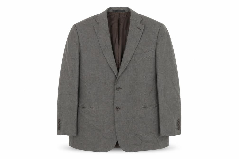 Marks & Spencer Mens Brown Polyester Jacket Suit Jacket Size 46 Regular