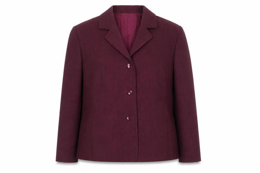 Liza Lovell Womens Purple Polyester Jacket Blazer Size 14