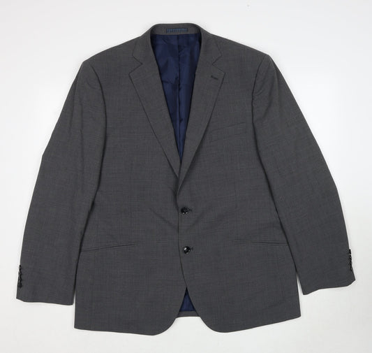 Marks and Spencer Mens Grey Wool Jacket Suit Jacket Size 44 Regular