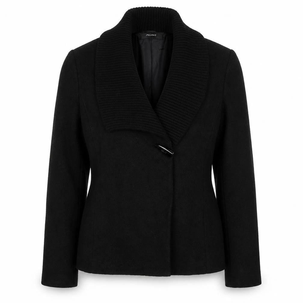 Alexara Womens Black Jacket Size 12 Buckle