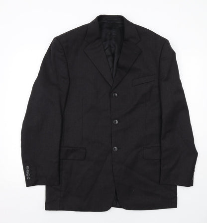 Next Mens Grey Wool Jacket Suit Jacket Size 40 Regular