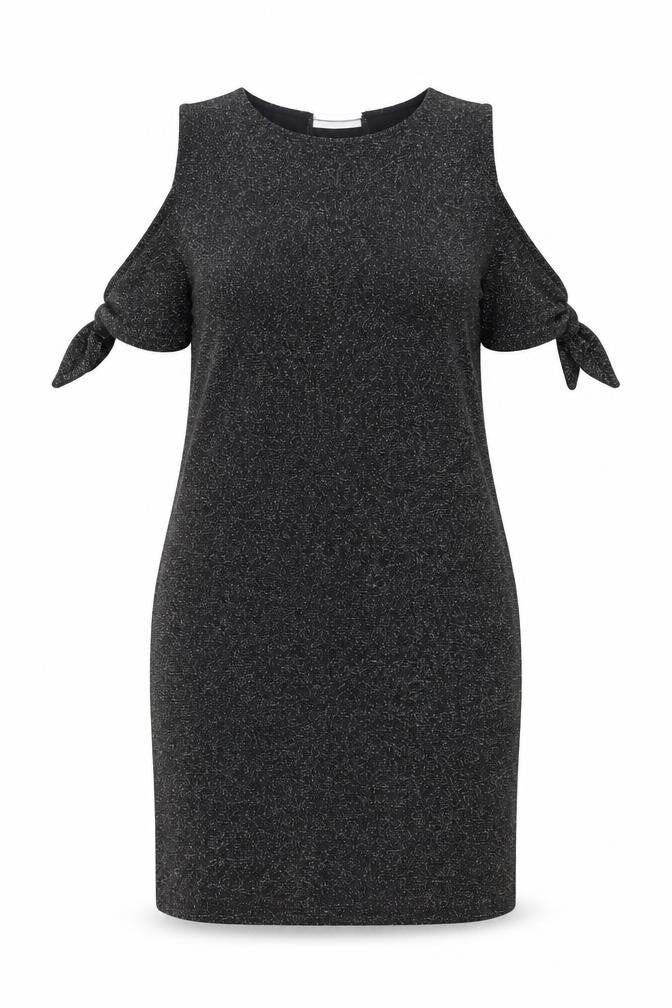 Dorothy Perkins Womens Black Polyester A-Line Size 10 Round Neck Pullover