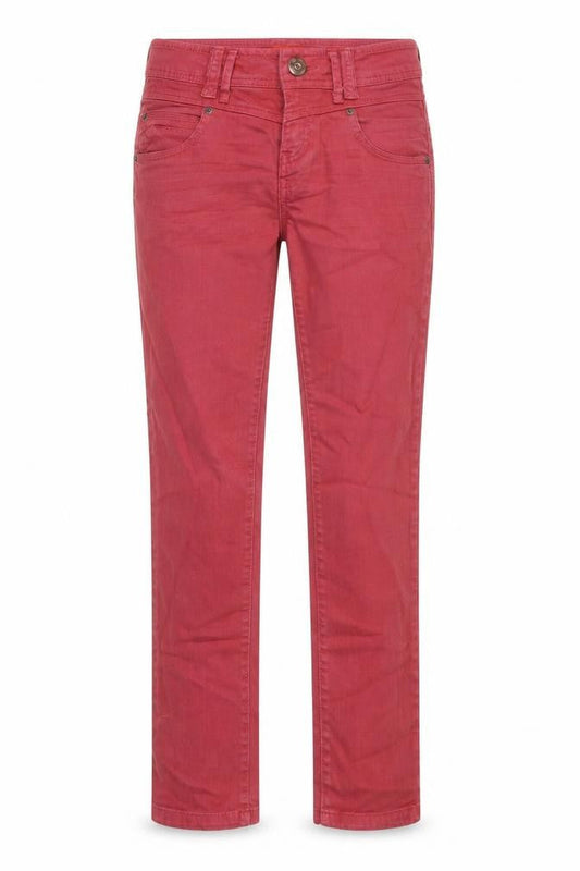 QS Womens Red Cotton Skinny Jeans Size 36 in Regular Zip
