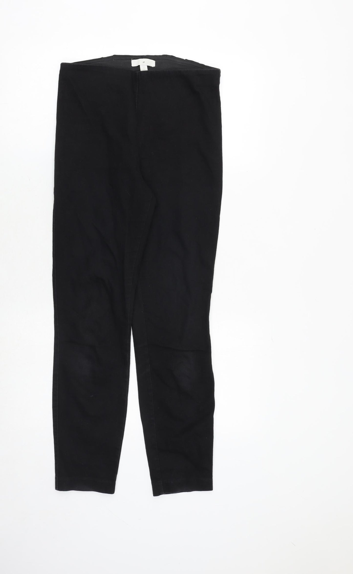 H&M Womens Black Cotton Jegging Jeans Size 10 Regular