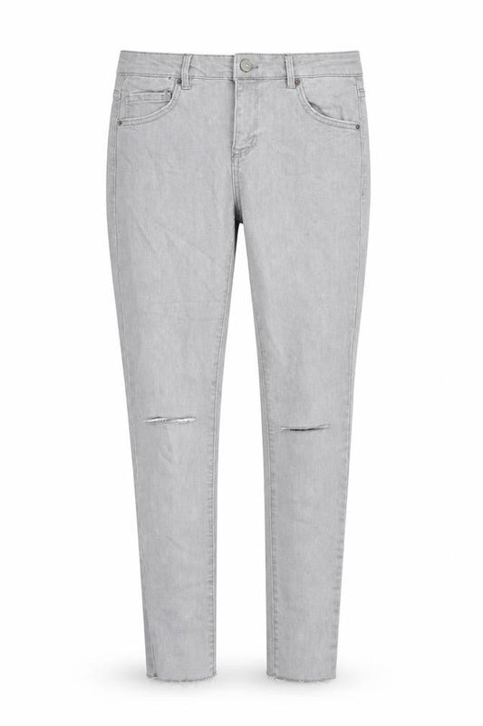 Pull&Bear Womens Grey Cotton Skinny Jeans Size 10 Regular Zip