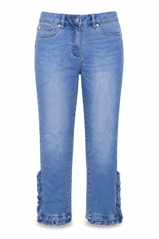 Madeleine Womens Blue Polyester Skinny Jeans Size 26 in Regular Zip