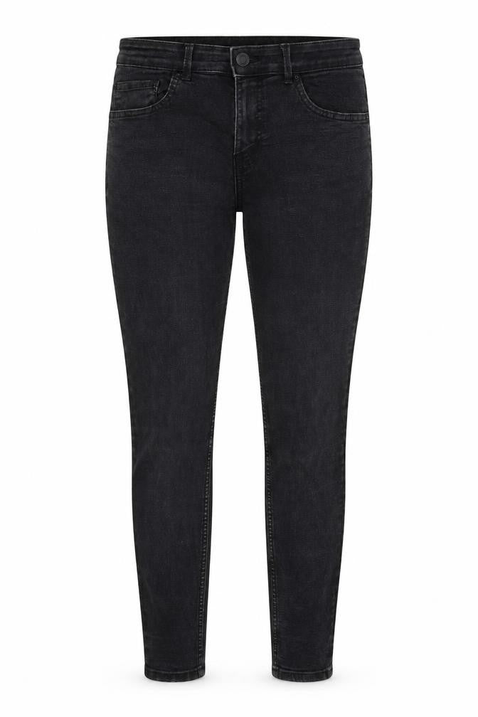 Marks & Spencer Womens Black Cotton Skinny Jeans Size 12 Regular Zip