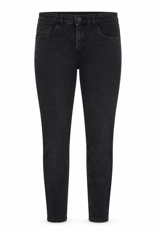 Marks & Spencer Womens Black Cotton Skinny Jeans Size 12 Regular Zip