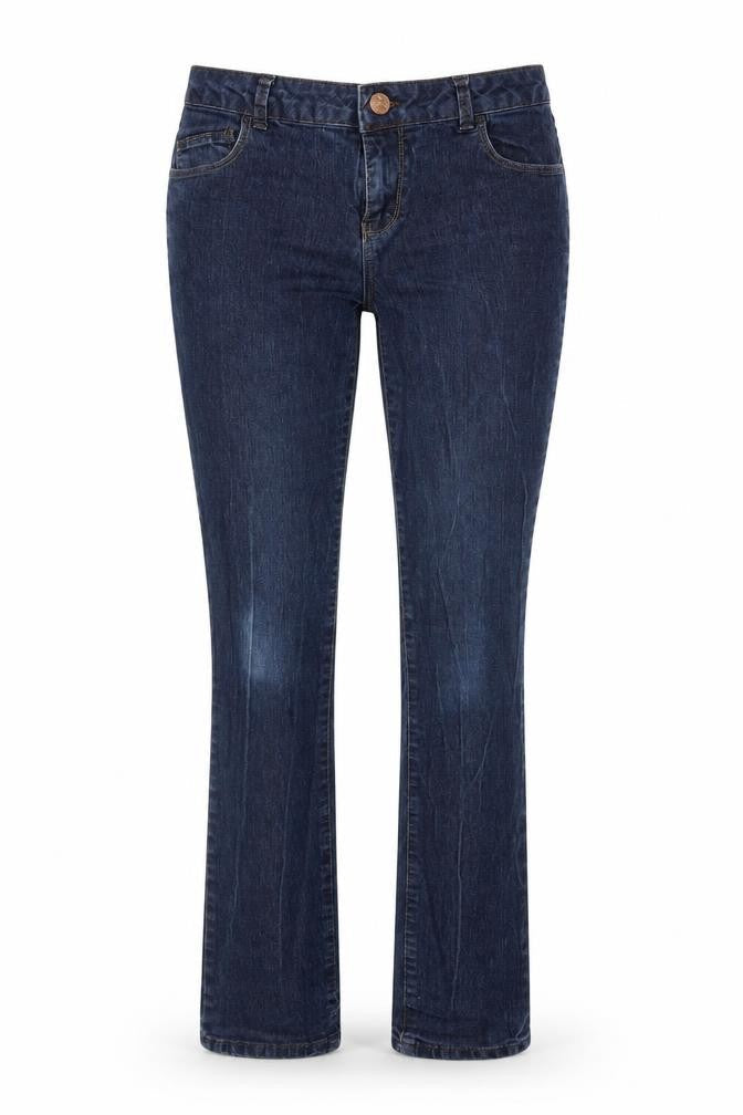 Dorothy Perkins Womens Blue Cotton Skinny Jeans Size 12 Regular Zip