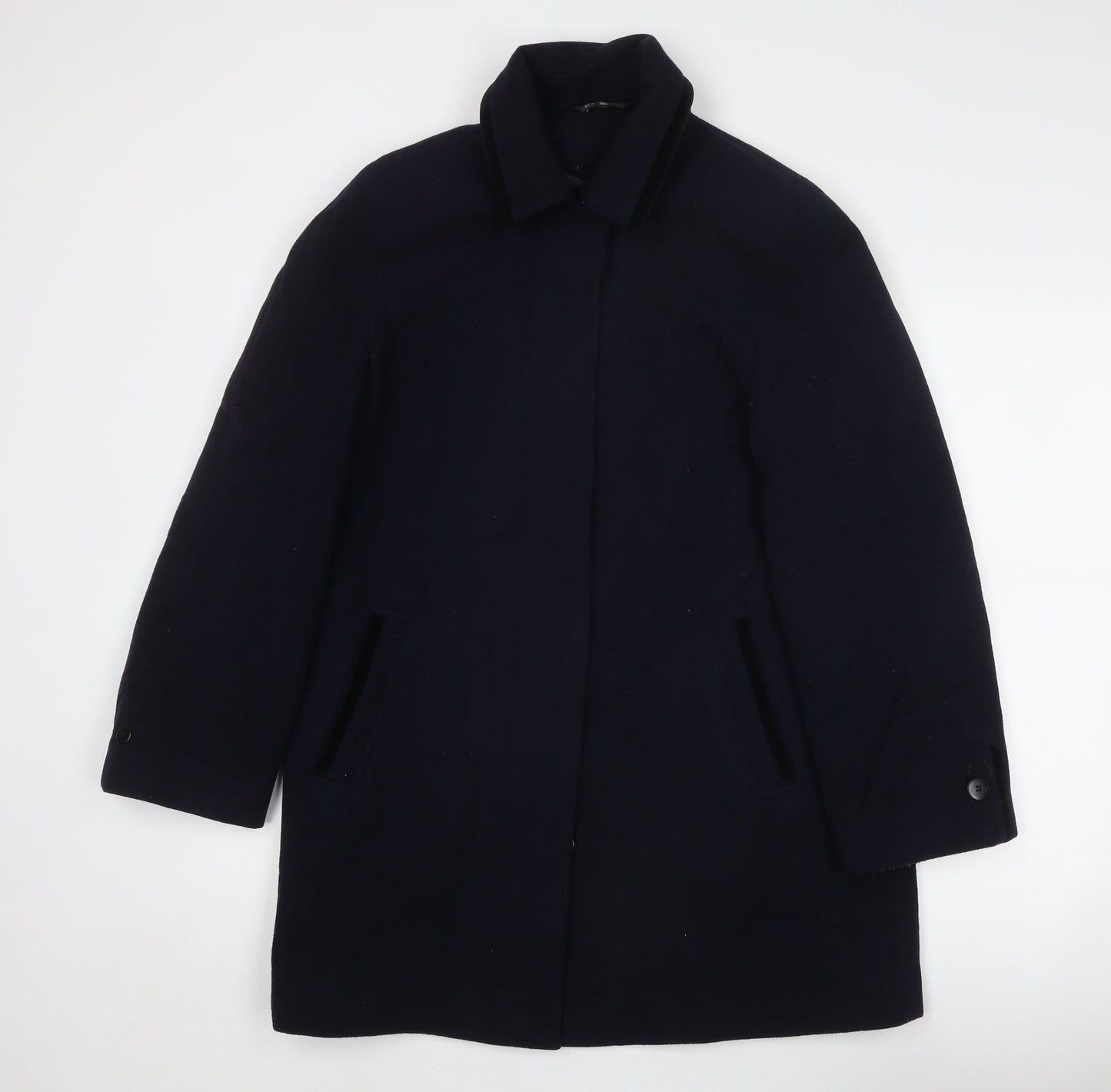 BHS Womens Blue Jacket Size 12 Button