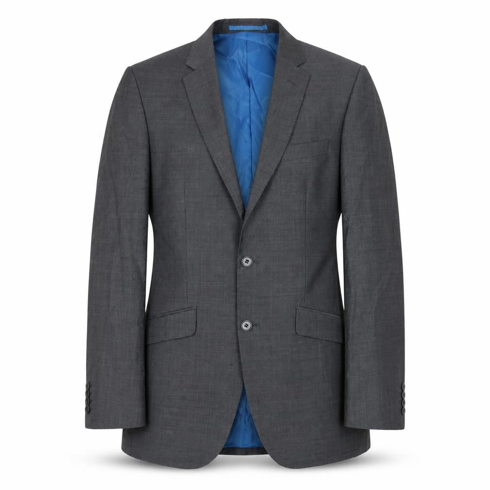 Marks & Spencer Mens Grey Wool Jacket Suit Jacket Size 38 Regular