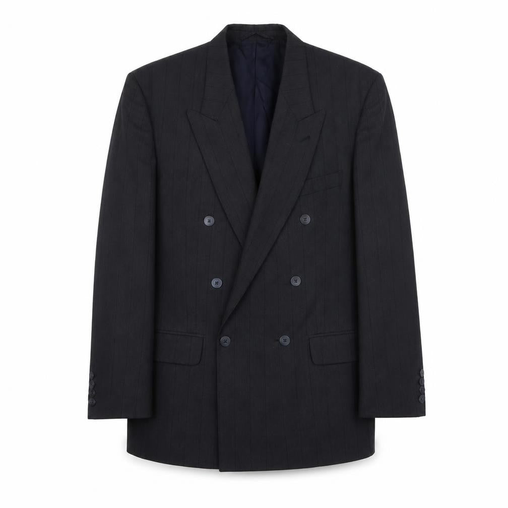 Time & Co Mens Grey Polyester Jacket Suit Jacket Size 42 Regular
