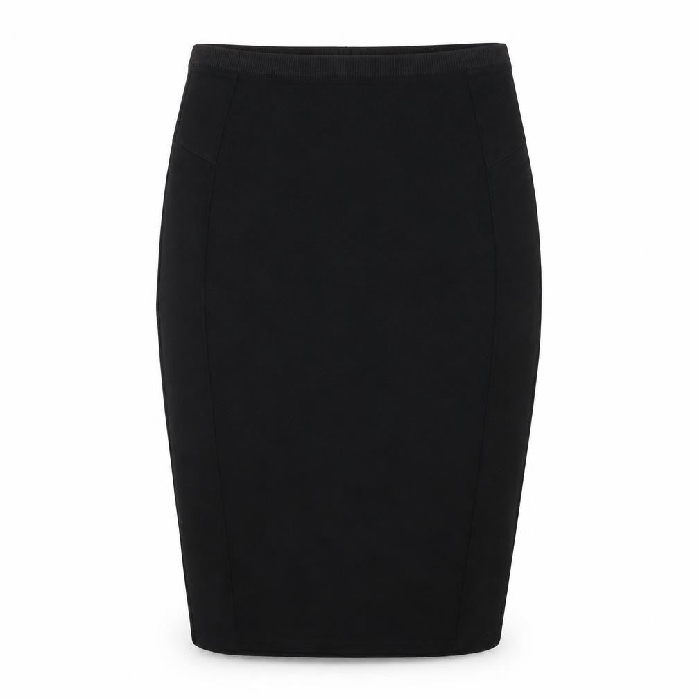 River Island Womens Black Viscose Bandage Skirt Size 8
