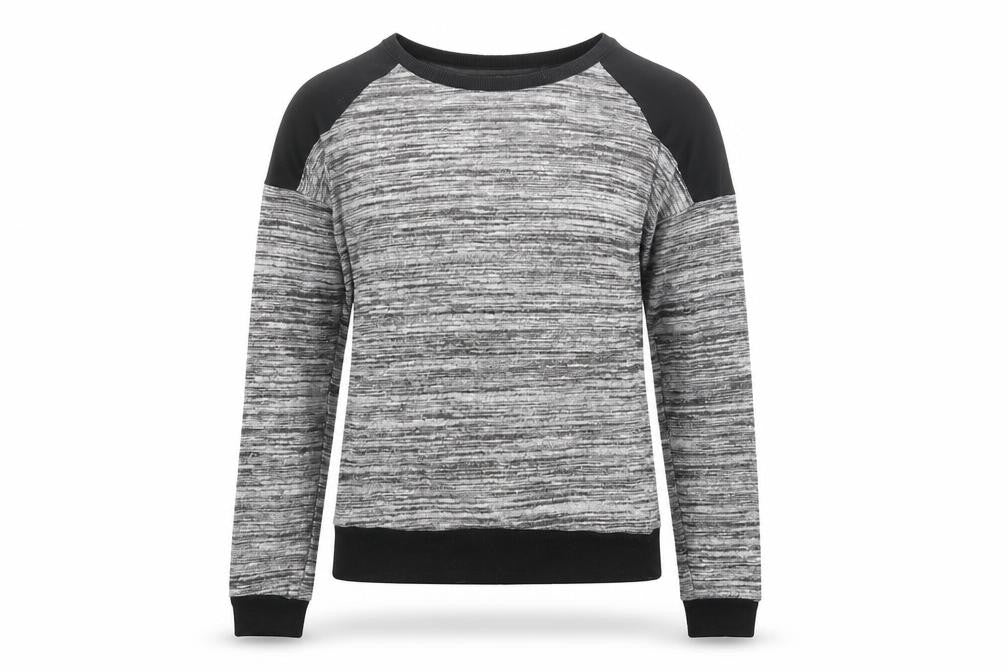 New Look Womens Grey Round Neck Polyester Pullover Jumper Size 8