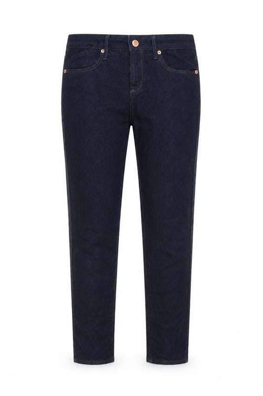 Topshop Womens Blue Cotton Skinny Jeans Size 26 in Regular Zip