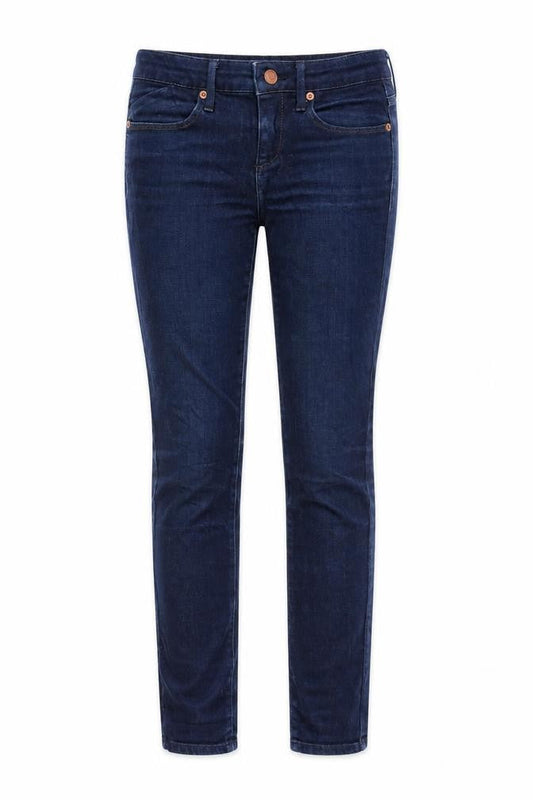 Topshop Womens Blue Cotton Skinny Jeans Size 26 in L30 in Regular Zip