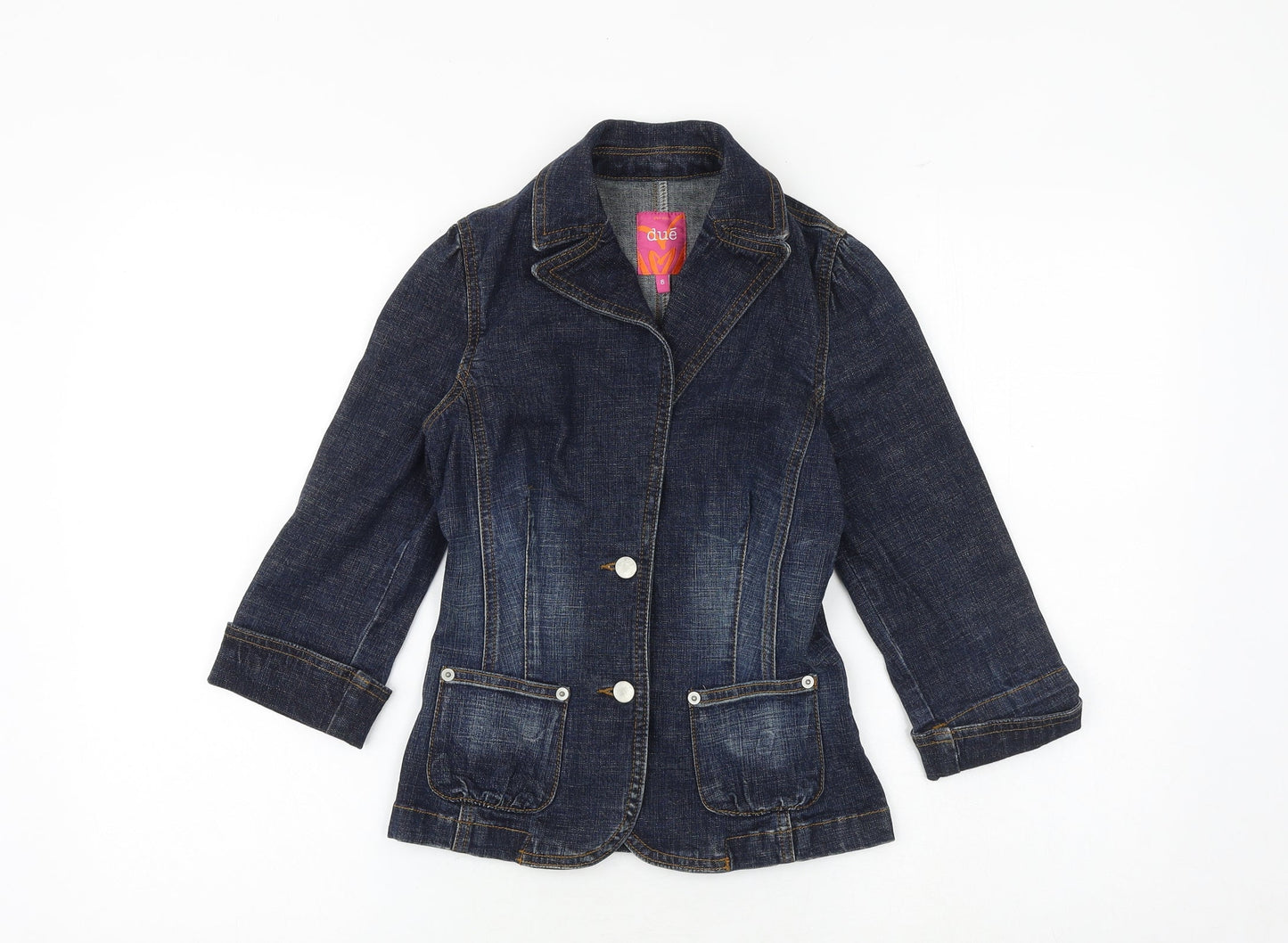 Marks & Spencer Womens Blue Jacket Size 6 Button