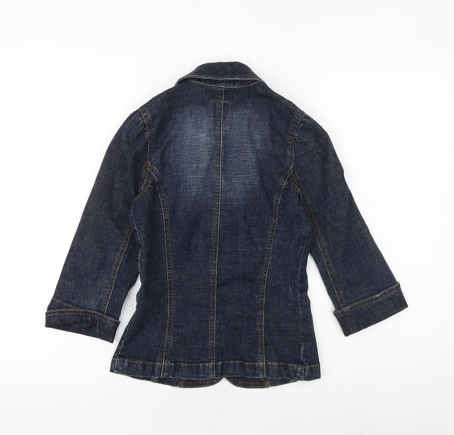 Marks & Spencer Womens Blue Jacket Size 6 Button