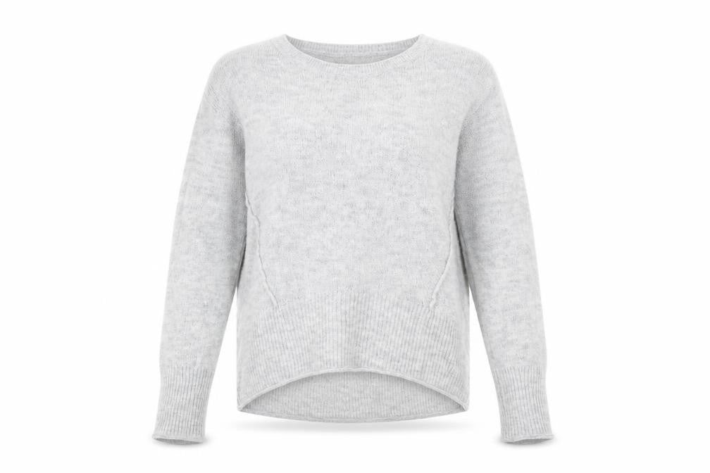 H&M Womens Grey Roll Neck Acrylic Pullover Jumper Size M