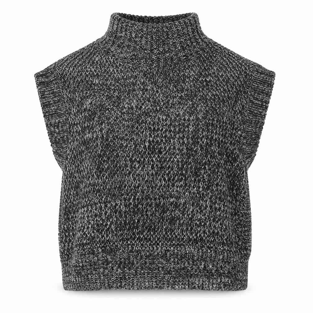 BHS Womens Grey High Neck Acrylic Pullover Jumper Size M