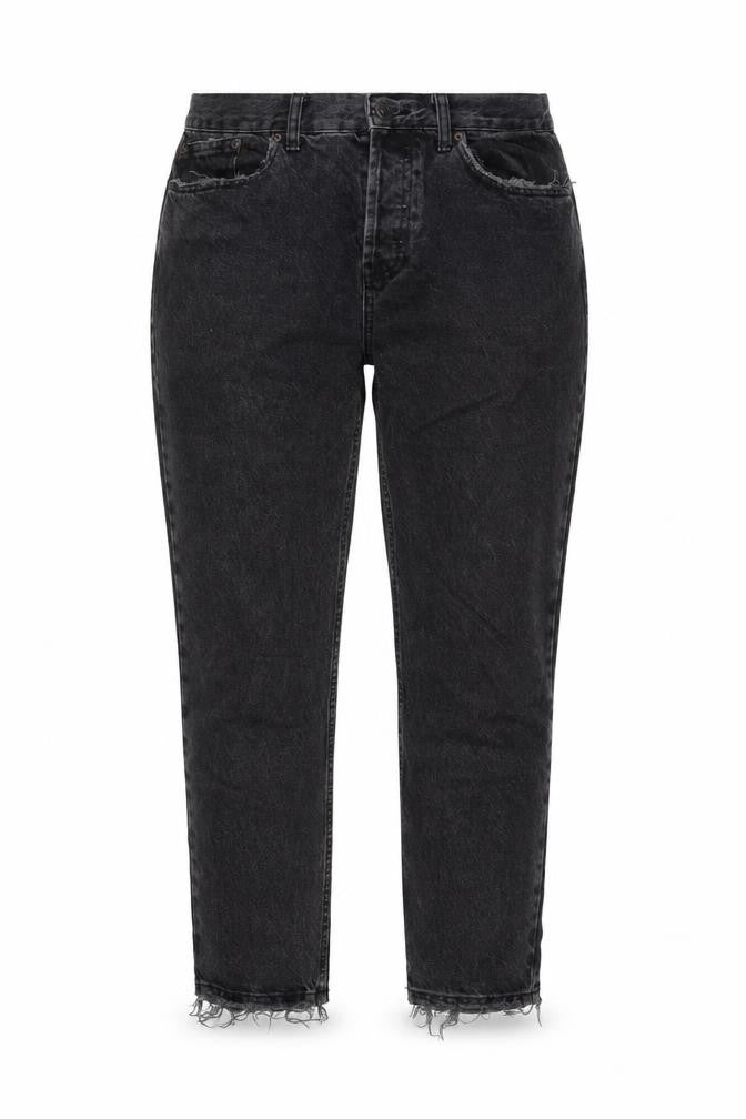BDG Womens Grey Cotton Mom Jeans Size 32 in L32 in Regular Button