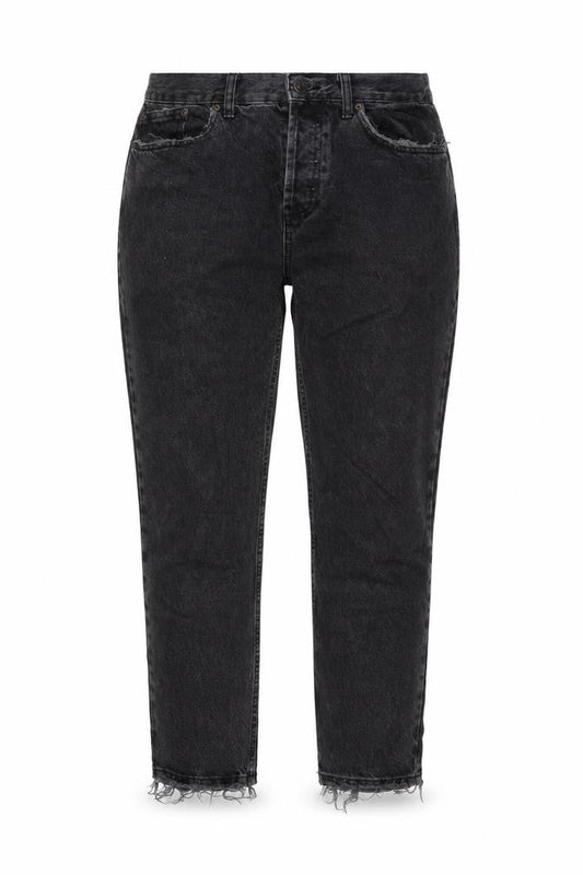 BDG Womens Grey Cotton Mom Jeans Size 32 in L32 in Regular Button