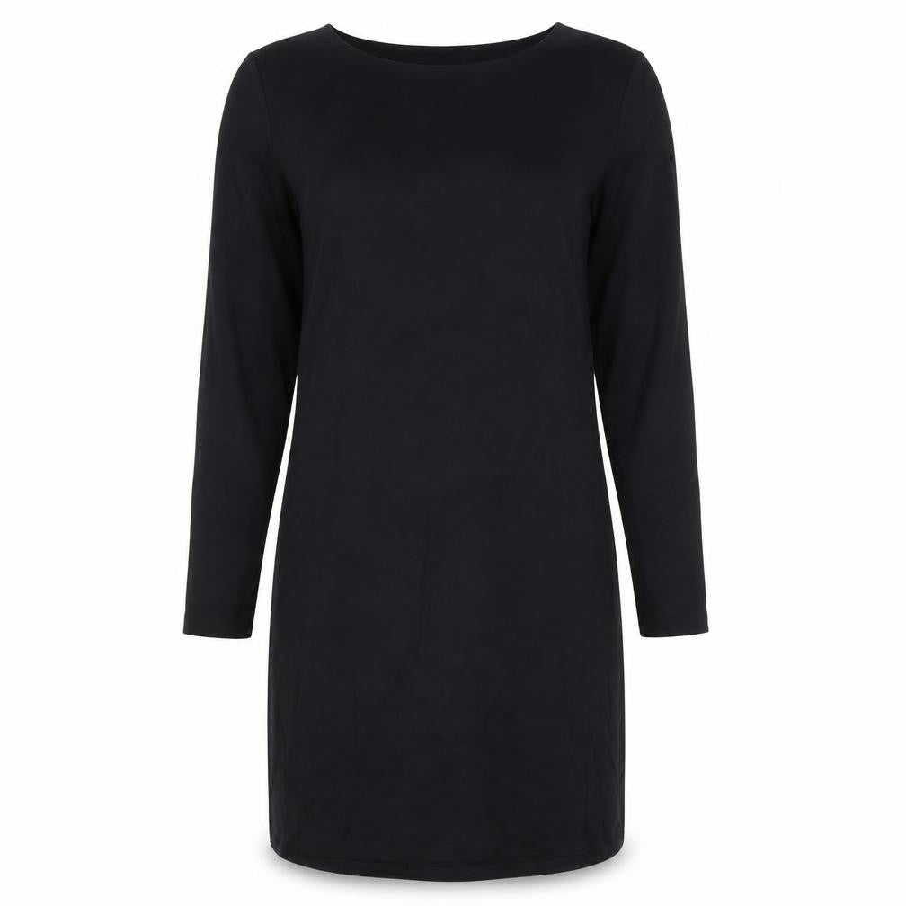 H&M Womens Black Viscose A-Line Size M Round Neck Pullover