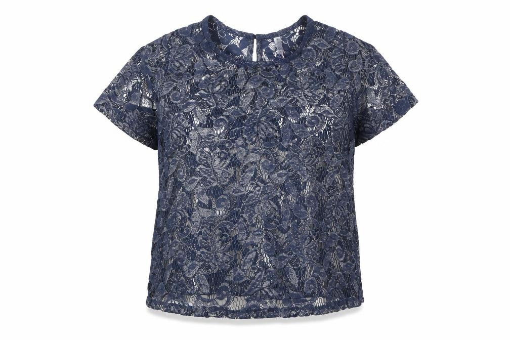 Debenhams Womens Blue Polyester Basic Blouse Size 8 Boat Neck