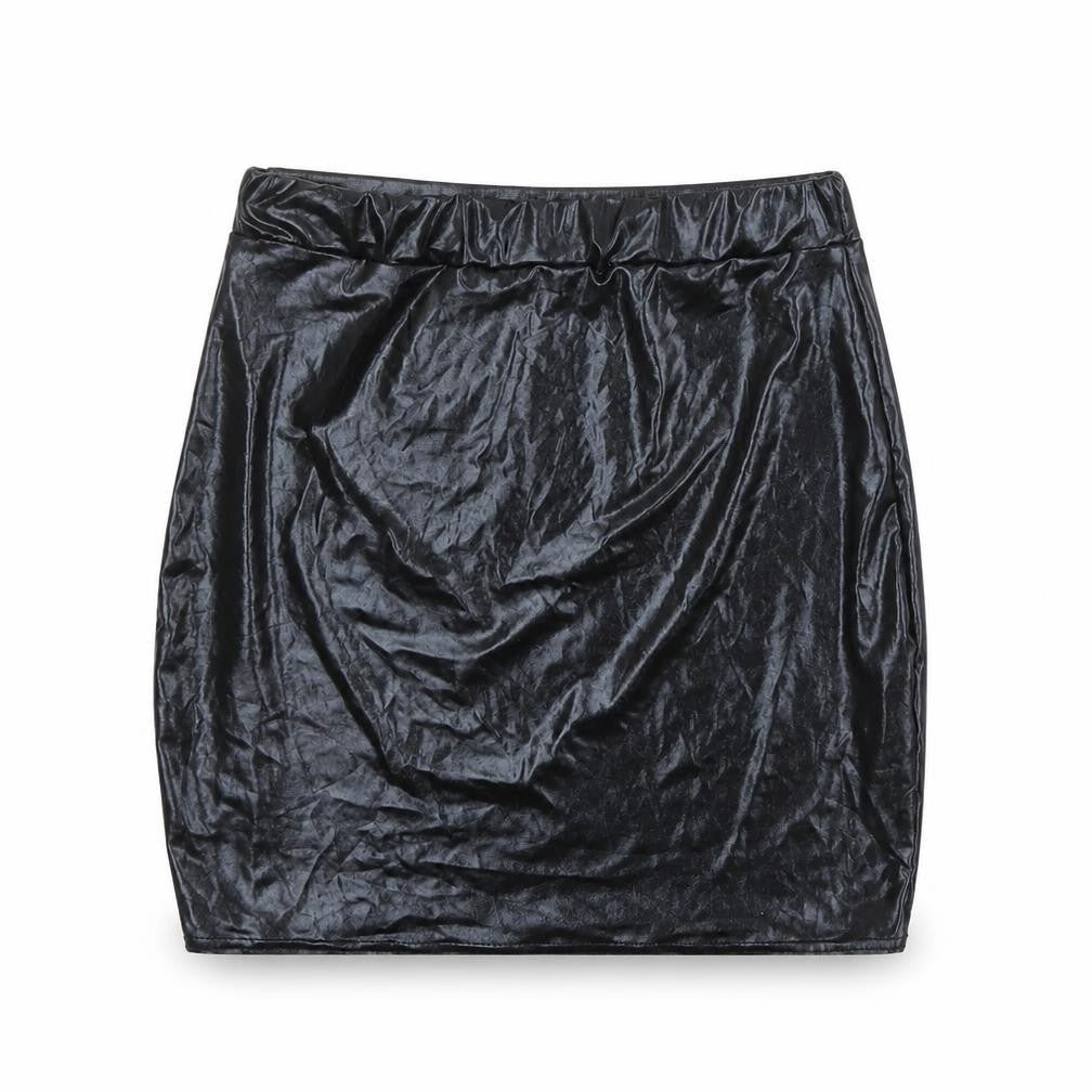 Boohoo Womens Black Polyester A-Line Skirt Size 10