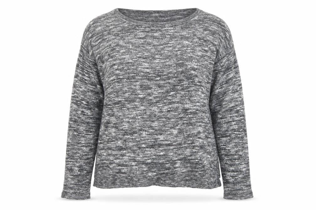 Divided by H&M Womens Black Boat Neck Polyester Pullover Jumper Size M