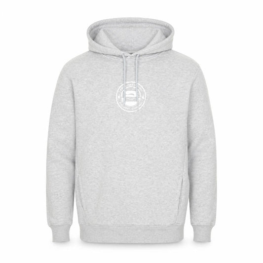 B&C Mens Grey Cotton Pullover Hoodie Size S