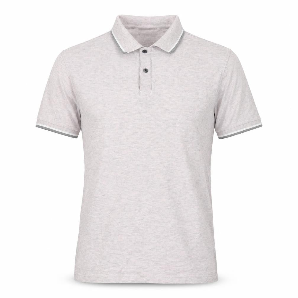 Marks & Spencer Mens Pink Cotton Polo Size L Collared Button