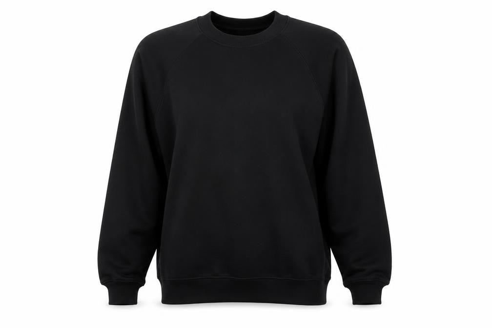 Truex Womens Black Polyester Pullover Sweatshirt Size M Pullover