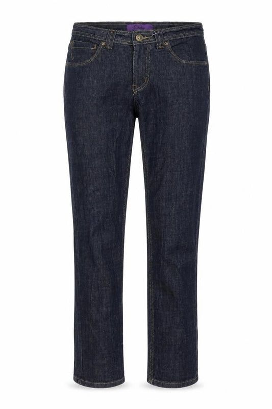 House of Denim Womens Blue Cotton Skinny Jeans Size 10 Regular Zip