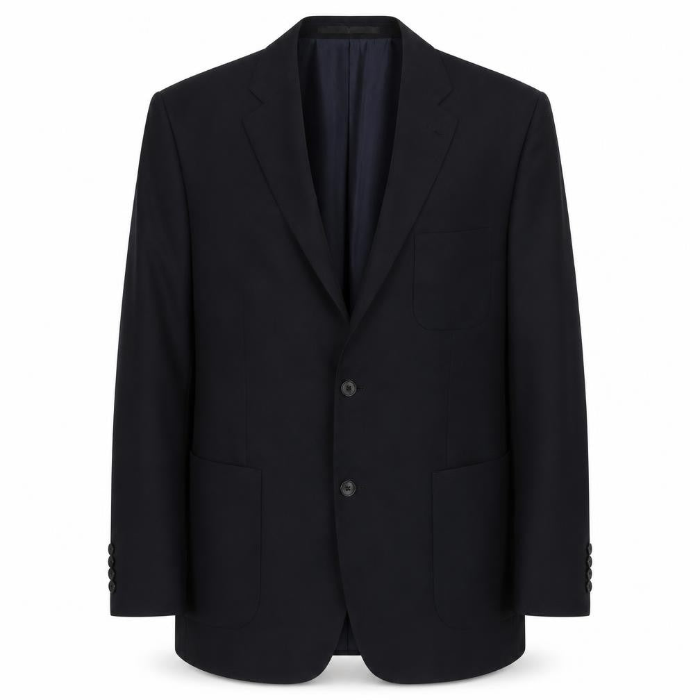 Marks & Spencer Mens Black Polyester Jacket Suit Jacket Size 40 Regular