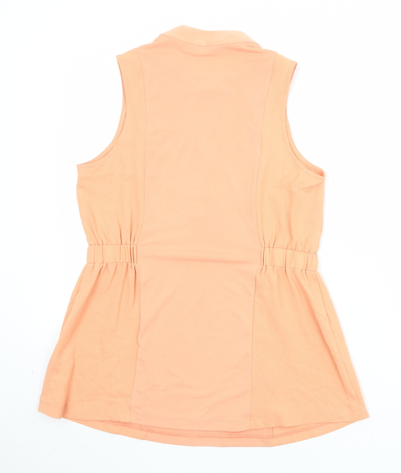 NEXT Womens Orange Polyester Basic Tank Size 10 Round Neck