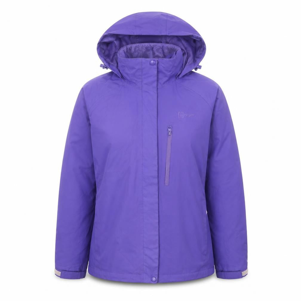 Hi Gear Womens Purple Windbreaker Jacket Size 12 Zip