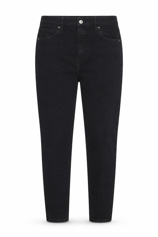 Topshop Womens Black Cotton Skinny Jeans Size 30 in Regular Zip