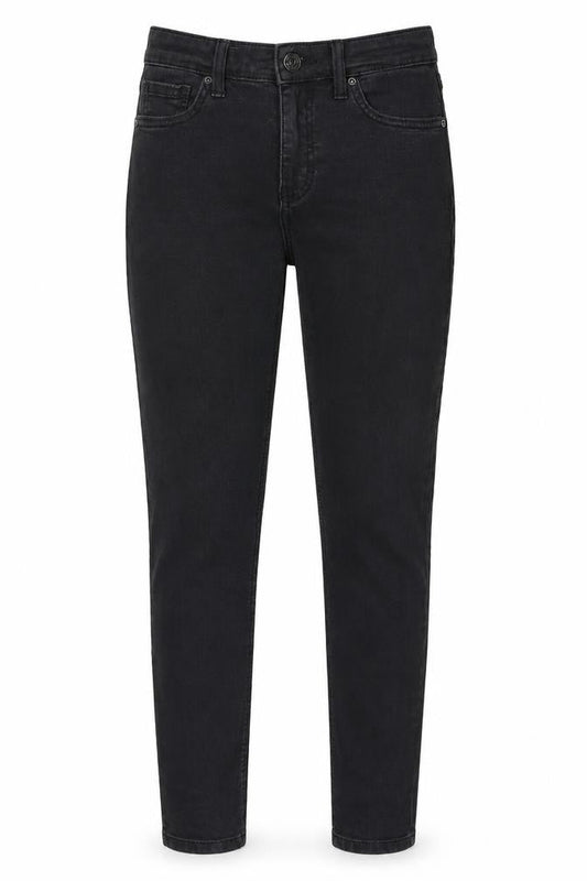 Topshop Womens Black Cotton Skinny Jeans Size 26 in L30 in Regular Zip