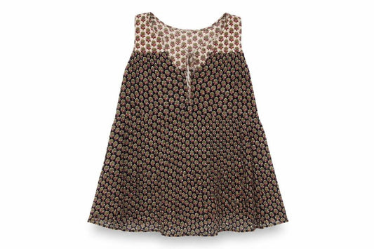 Pull&Bear Womens Multicoloured Geometric Viscose Sheath Size S V-Neck Tie