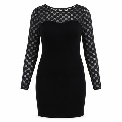 Oli Womens Black Polyester Shift Size 12 Round Neck Pullover