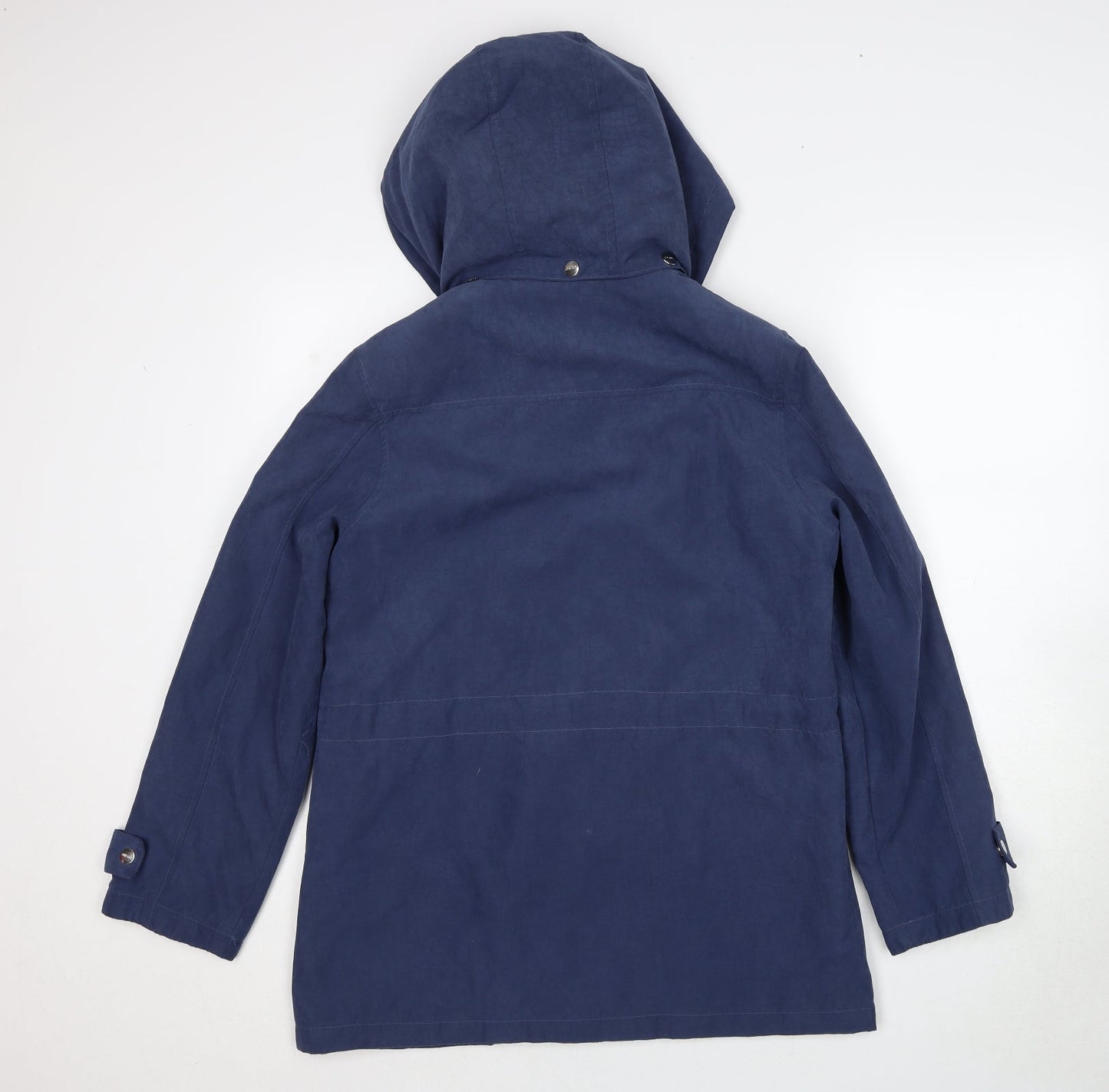 Finesse Womens Blue Jacket Size 12 Zip