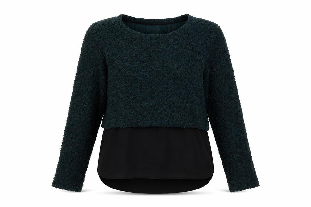 NEXT Womens Green Round Neck Acrylic Pullover Jumper Size 8