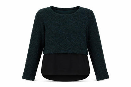 Next Womens Green Round Neck Acrylic Pullover Jumper Size 8