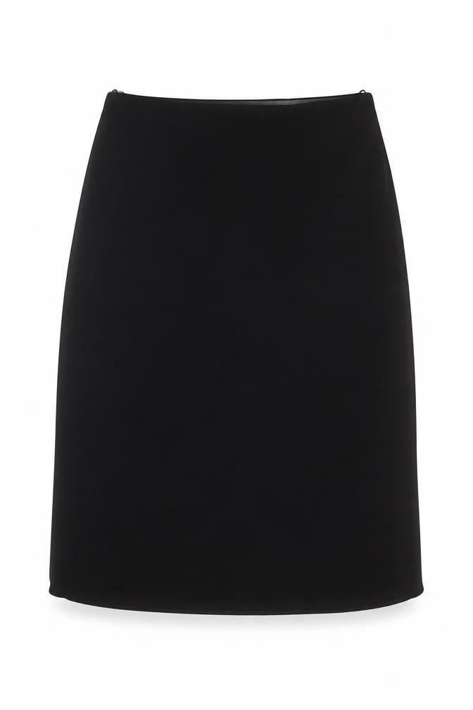Spirit Womens Black Polyester A-Line Skirt Size 10