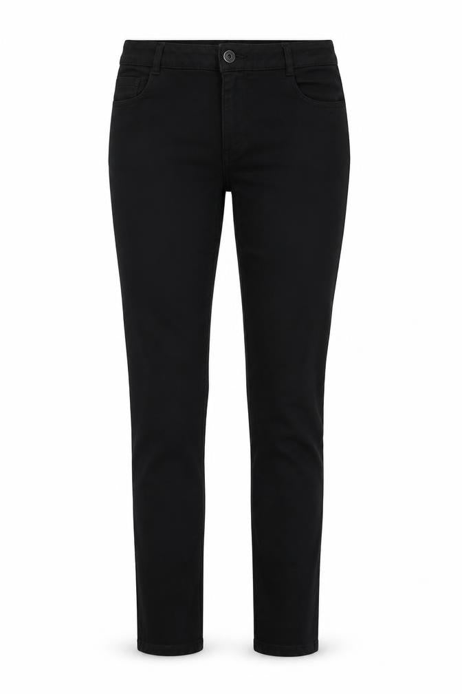 Dorothy Perkins Womens Black Cotton Skinny Jeans Size 12 L29 in Regular Button