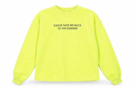 Zara Womens Green Cotton Pullover Sweatshirt Size M Pullover - Please take me back to the summer