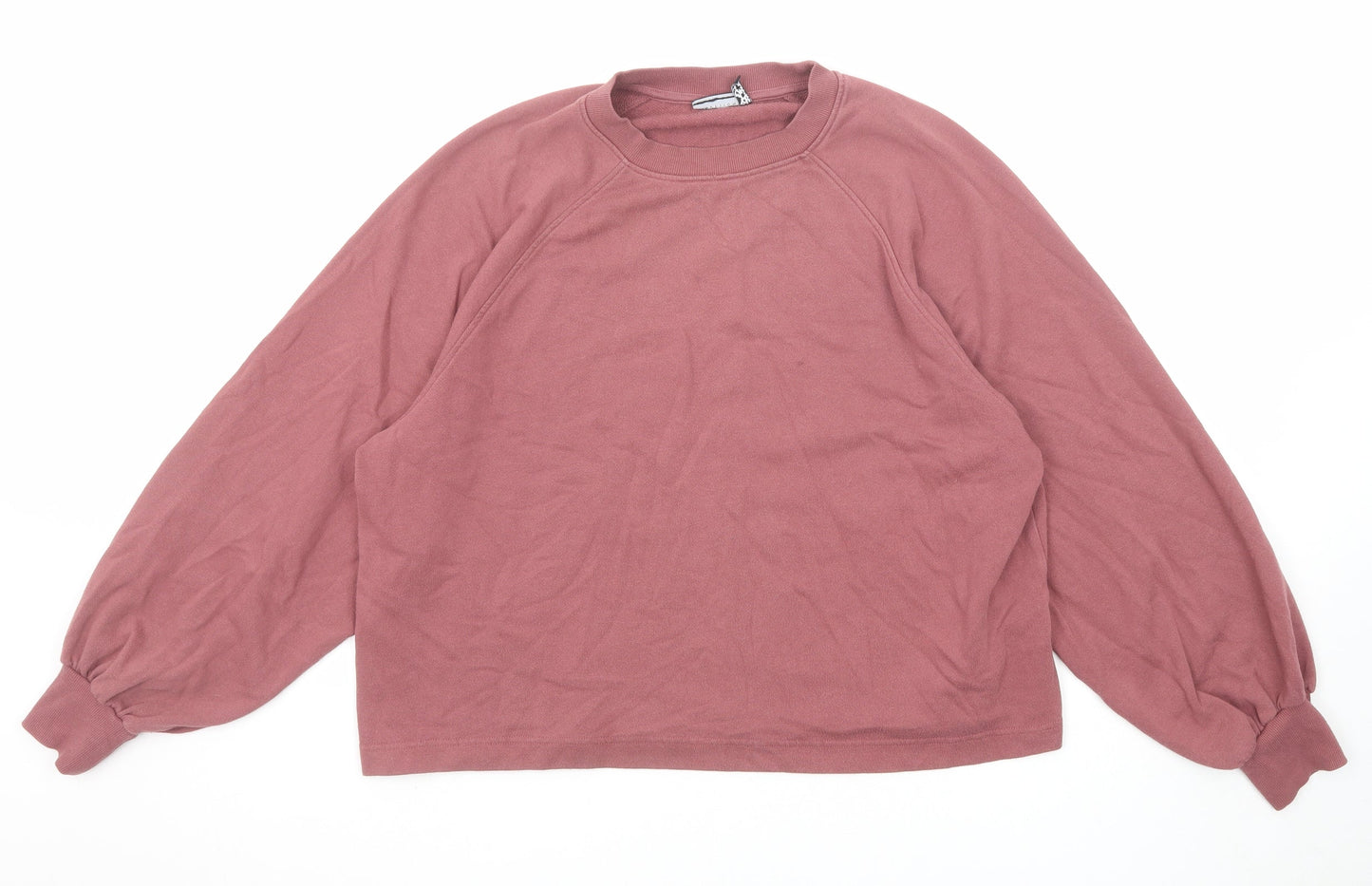 ASOS Womens Purple Cotton Pullover Sweatshirt Size 8 Pullover