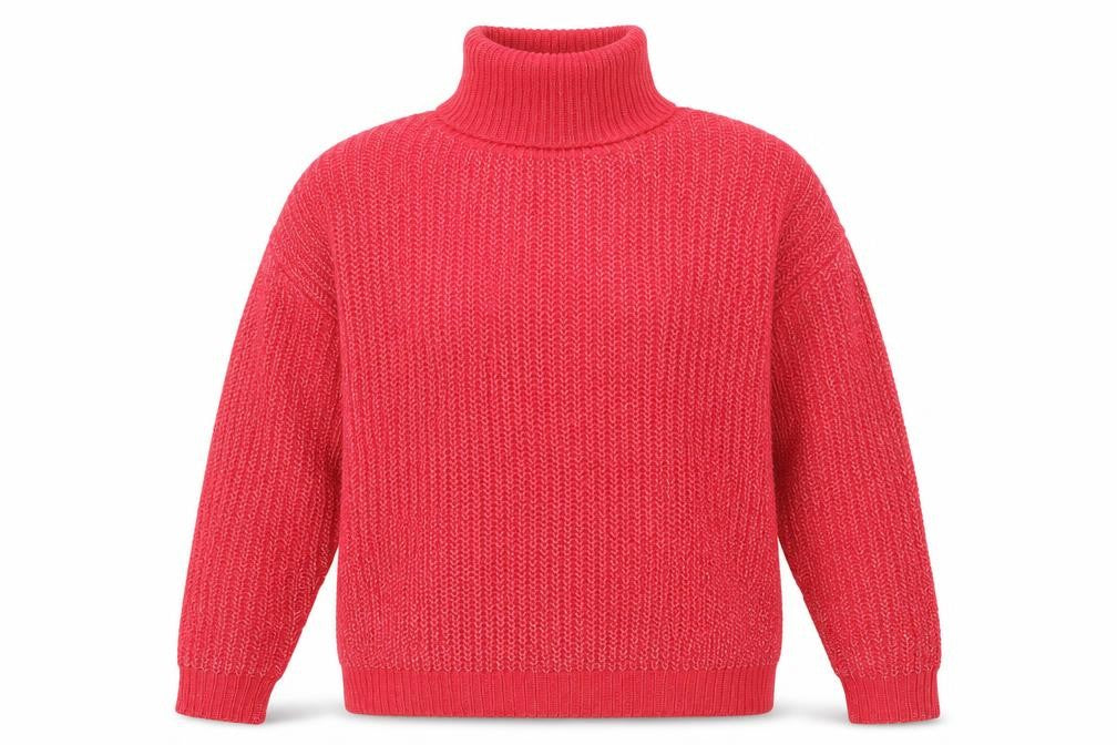 Missguided Womens Pink Roll Neck Acrylic Pullover Jumper Size L
