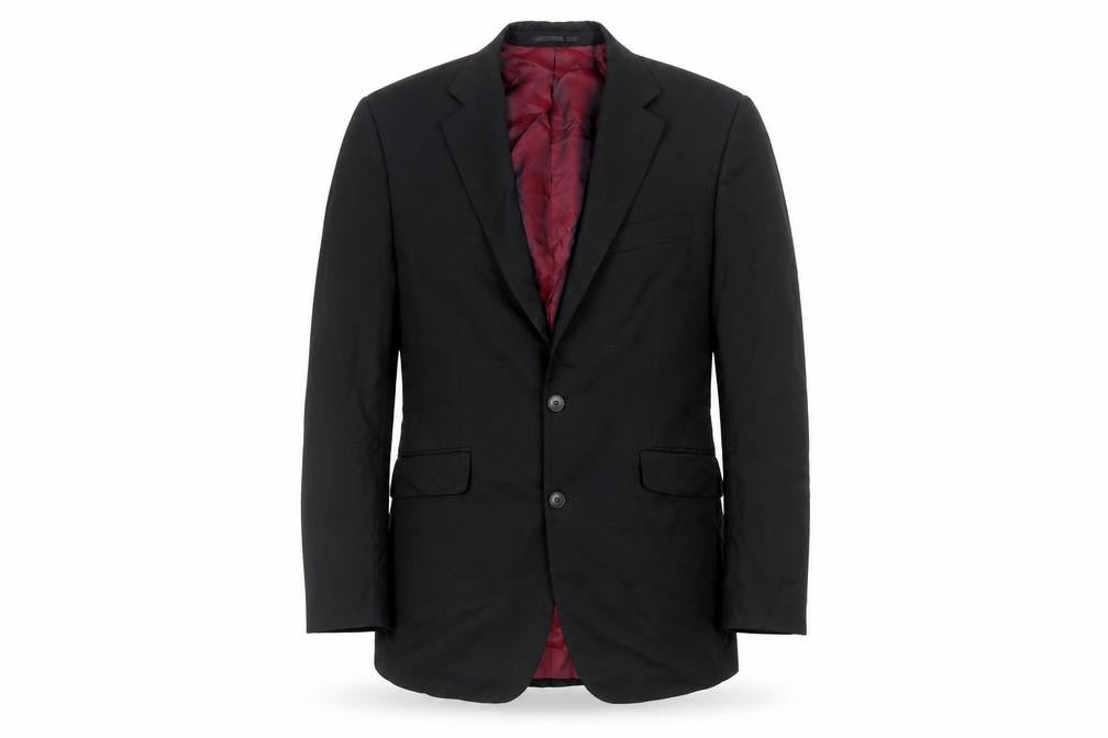 Evolution Mens Black Polyester Tuxedo Suit Jacket Size 40 Regular